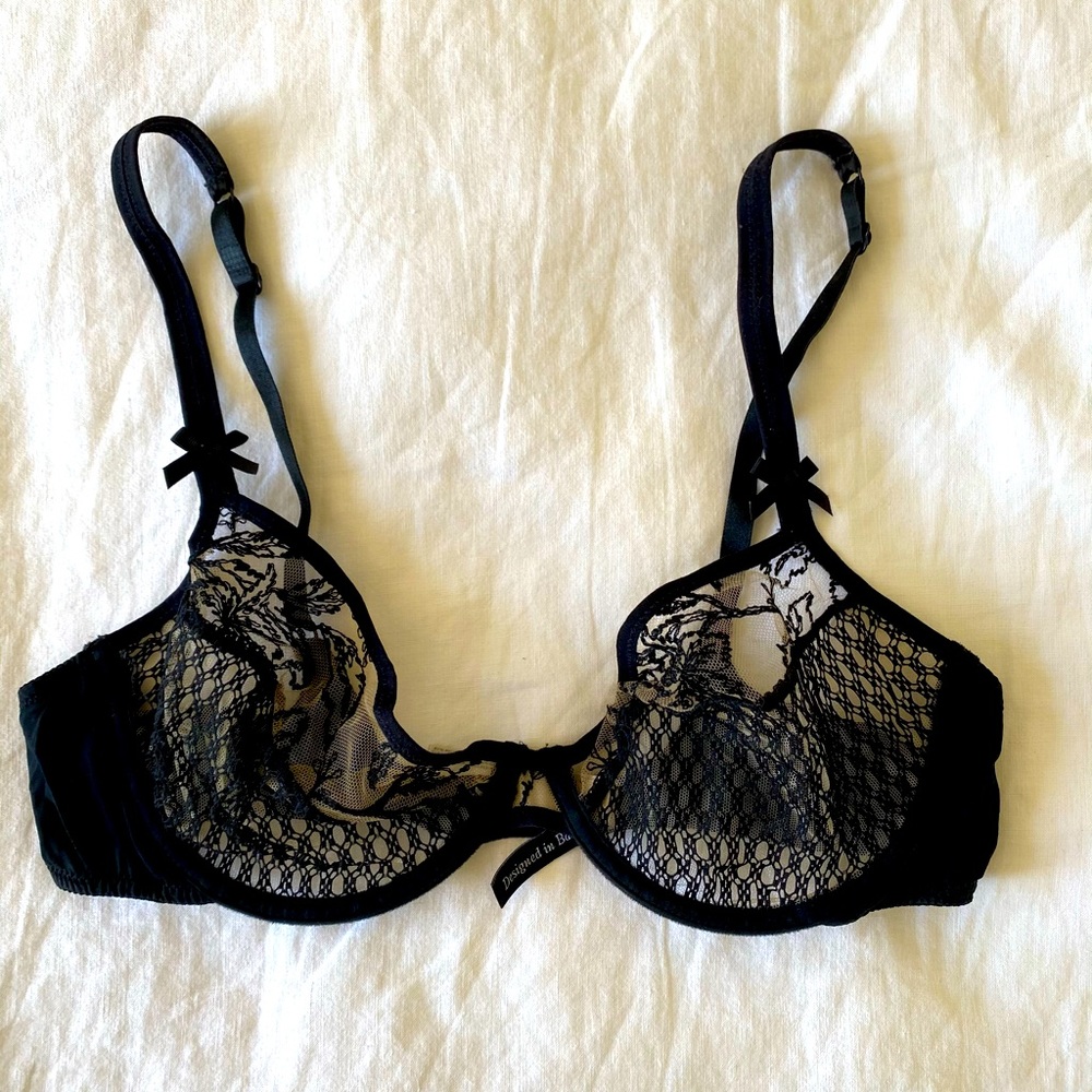Andres Sarda Black Lace Bra